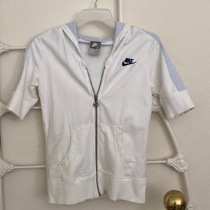 Nike Hoodies Jacket White Girls XL NWOT